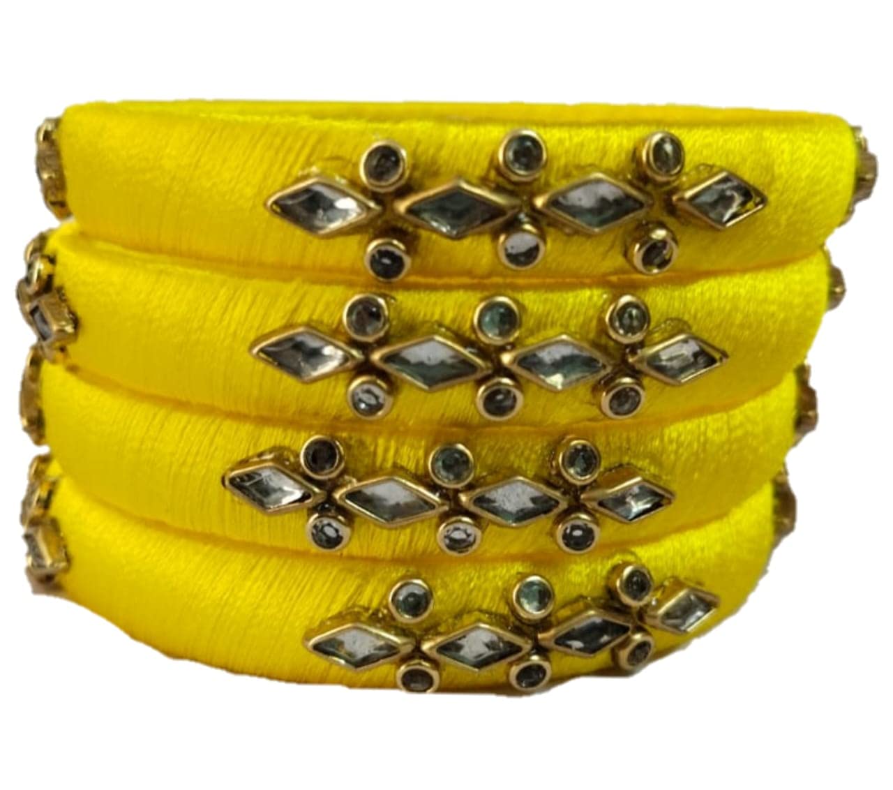 See full amazon price history chart for MayAni Mayank Creations Silk Thread Bangles for Women and Girls Set of 4 Bangles (2.10, Yellow) MayAni Mayank Creations Silk Thread Bangles for Women and Girls Set of 4 Bangles (2.10, Yellow) (B0BYTDRWJ1) Amazon Price History, Amazon Price Tracker