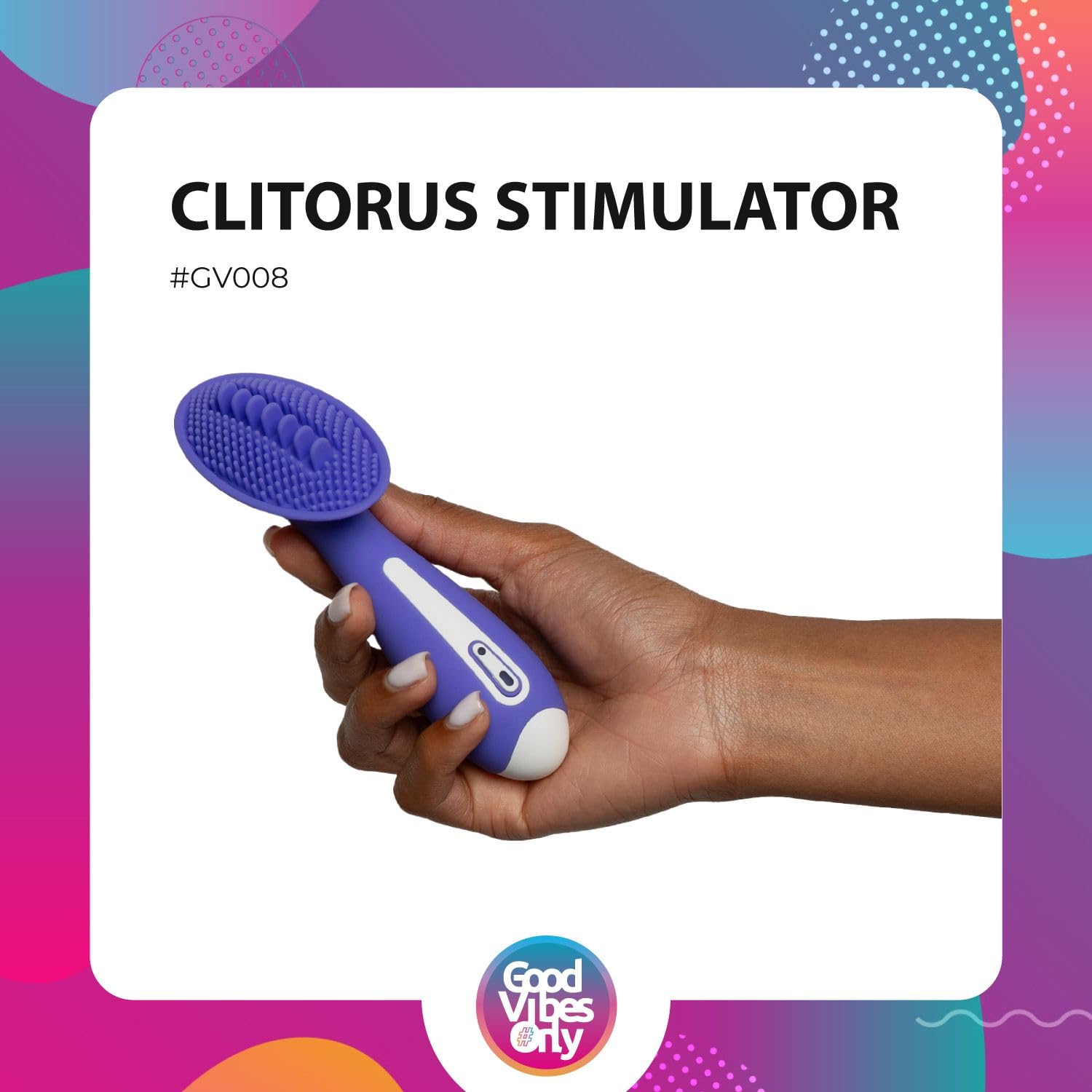 Good Vibes Only Stimolatore Clitorideo Nara (10 modalità) Lingua Vibratora • Vibratore Sessuale per Donna • 10 modalità, incluso caricatore USB, viola