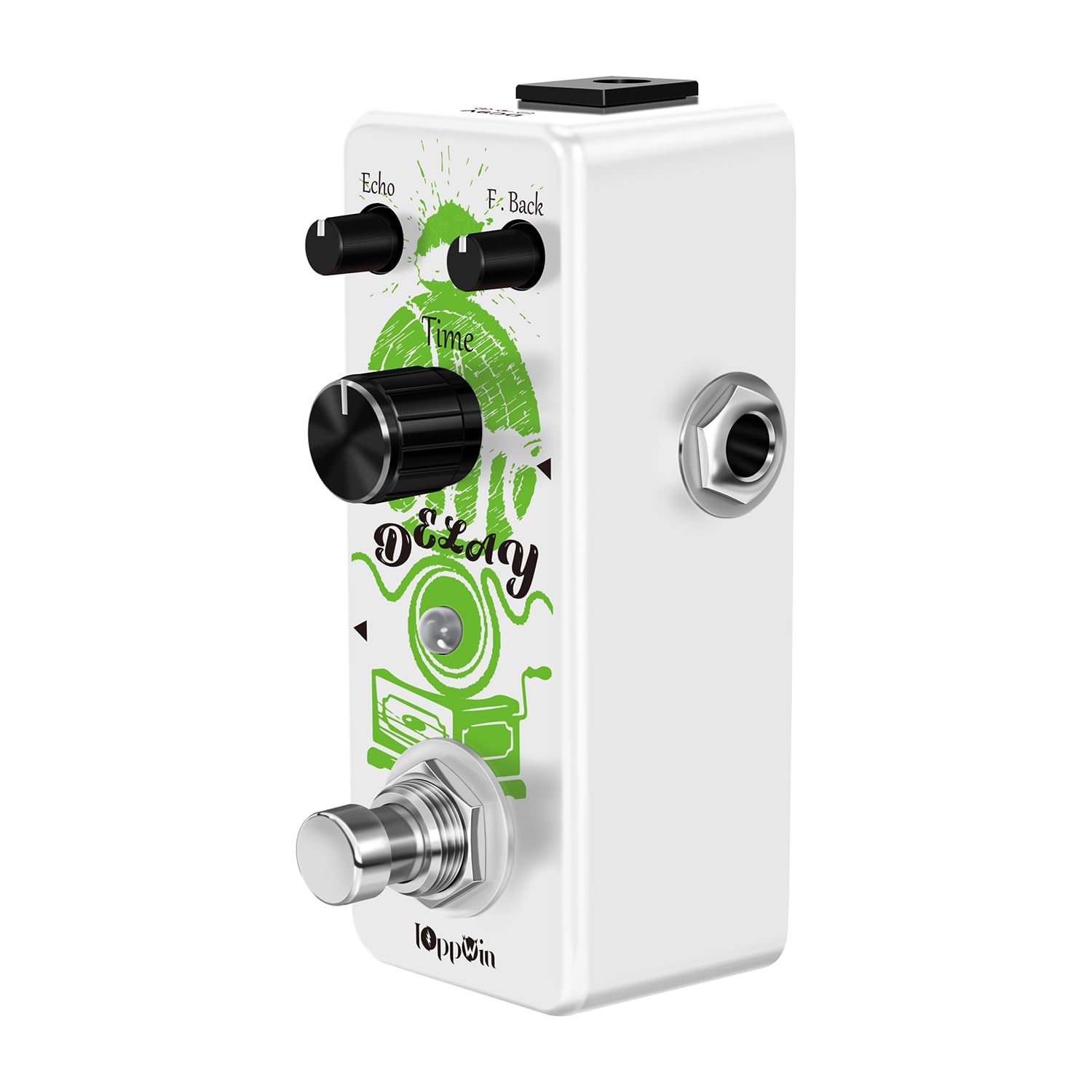 Gitarrenpedale Premium Analog Delay Pedal - Warme, saubere, glatte Töne mit 25ms-600ms einstellbarer Reichweite & True Bypass, für Retro Tone Lovers und Live Musiker