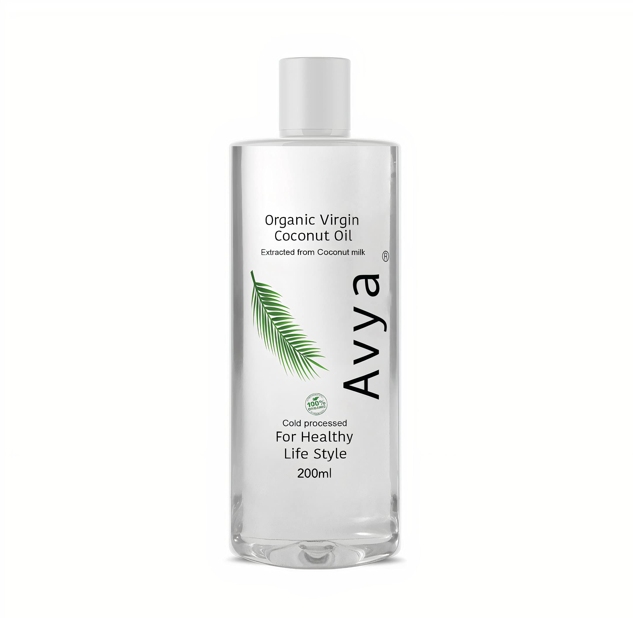 Avya Organic Virgin Coconut Oil Cold Processed - 200ml (B01MZWHUUU) Amazon Price History, Amazon Price Tracker