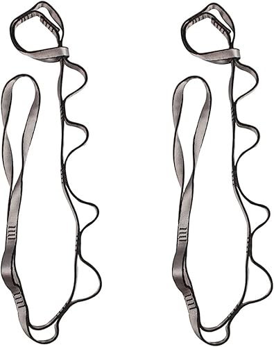 Vista 5 de 2 piezas ajustables antigravedad crisantemo swing volador elástico cuerda escalada cadenas margaritas extensión yoga cinturón colgante