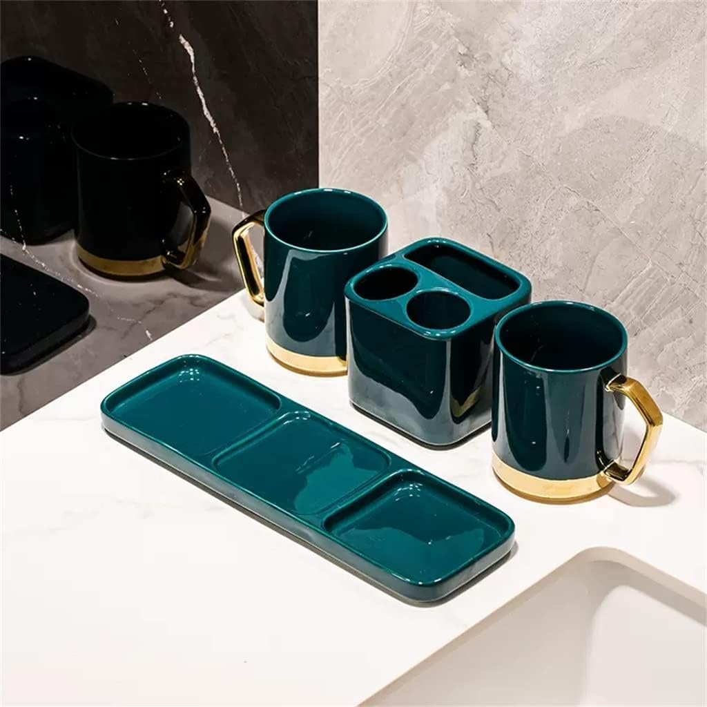 Brushing Cup Set Ceramic Mouthwash Home Tooth Couple Washing