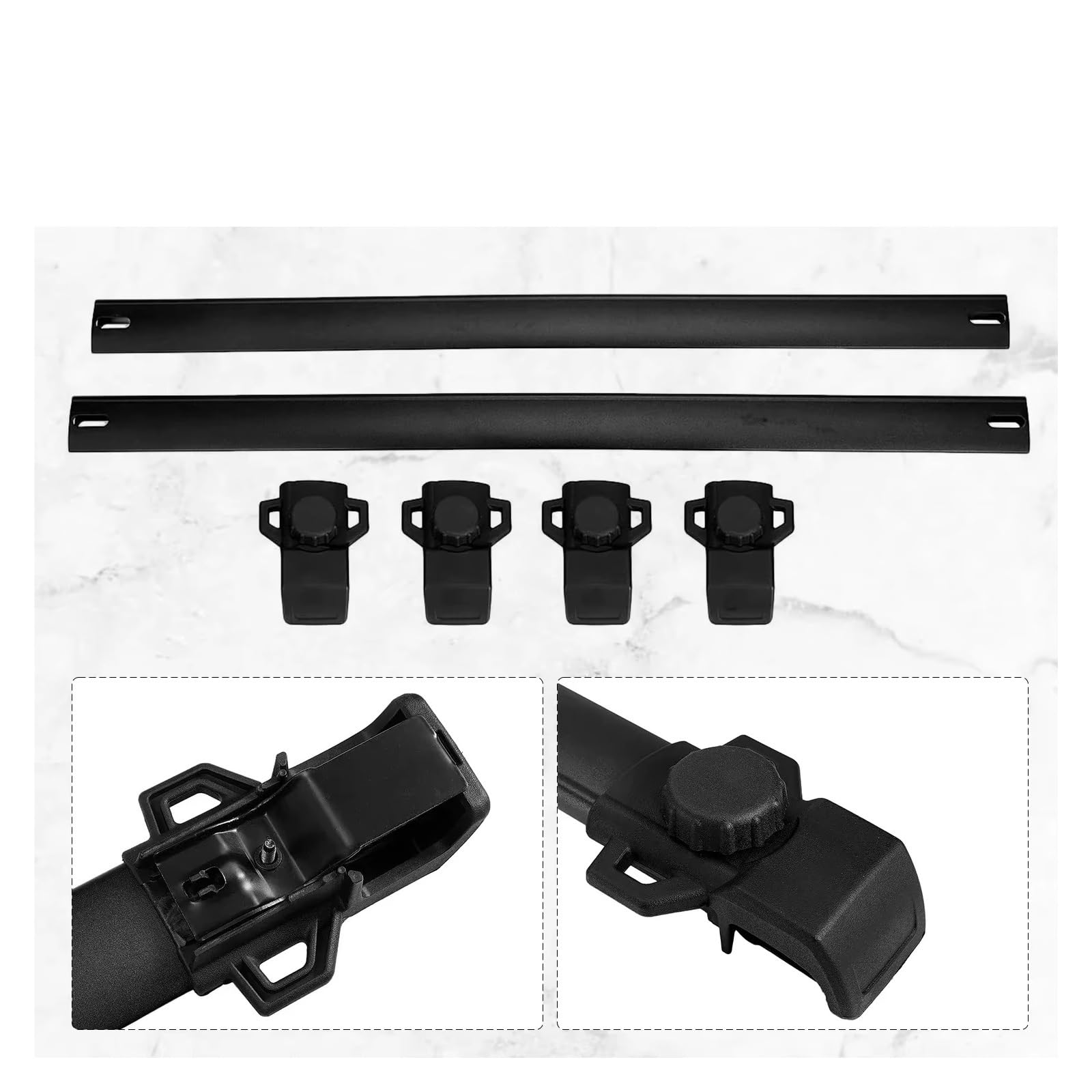 portaequipajes Techo Portaequipajes Aleación Aluminio Coche Kayak Canoas Bicicletas Soporte Azotea para Jeep para Renegade 2014-2021 Baca Coche