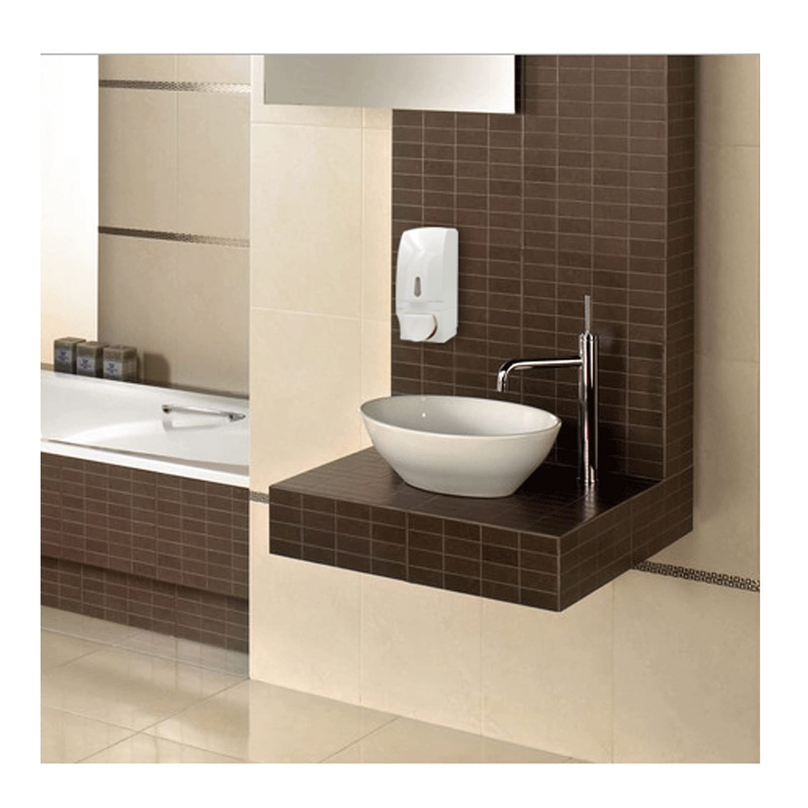 Dispenser Di Sapone Da Cucina Dispenser for sapone in schiuma a pressione manuale, distributore di sapone da cucina, distributore di sapone da bagno, adatto for vari liquidi e può essere riutilizzato