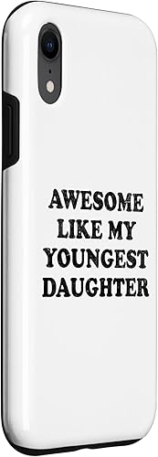 Miniatura 3 de Awesome Like My Youngest Daughter Funny for Mom Dad Parent Case for iPhone XR