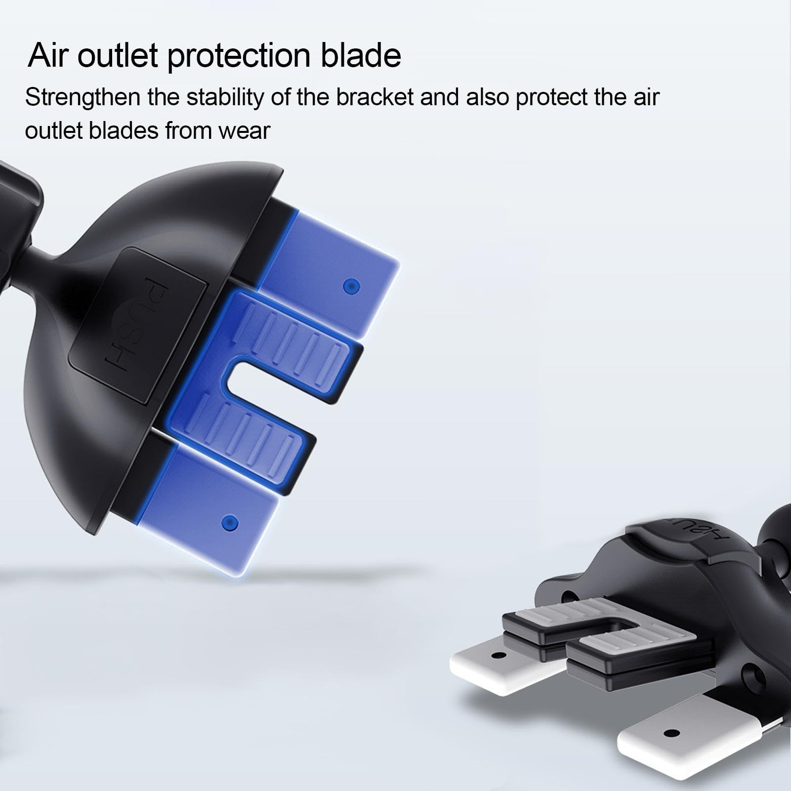 BlueStar Handyhalterung Für Den Lüftungsgitter In Schwarz Mit Klammern Handy Halterung S0zbk04g