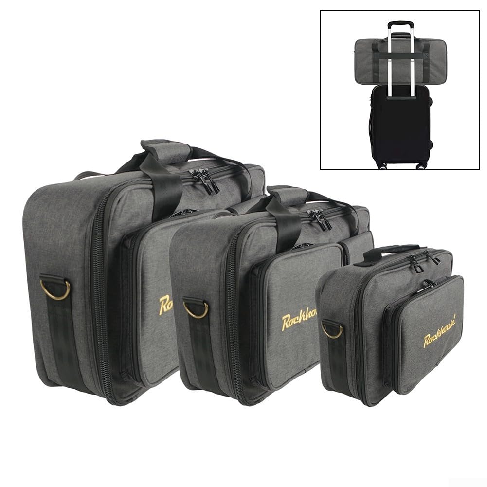 Schlanke und praktische Tasche für Gitarren-Pedalboards, zum Schutz Ihrer Ausrüstung während der Reise (S)