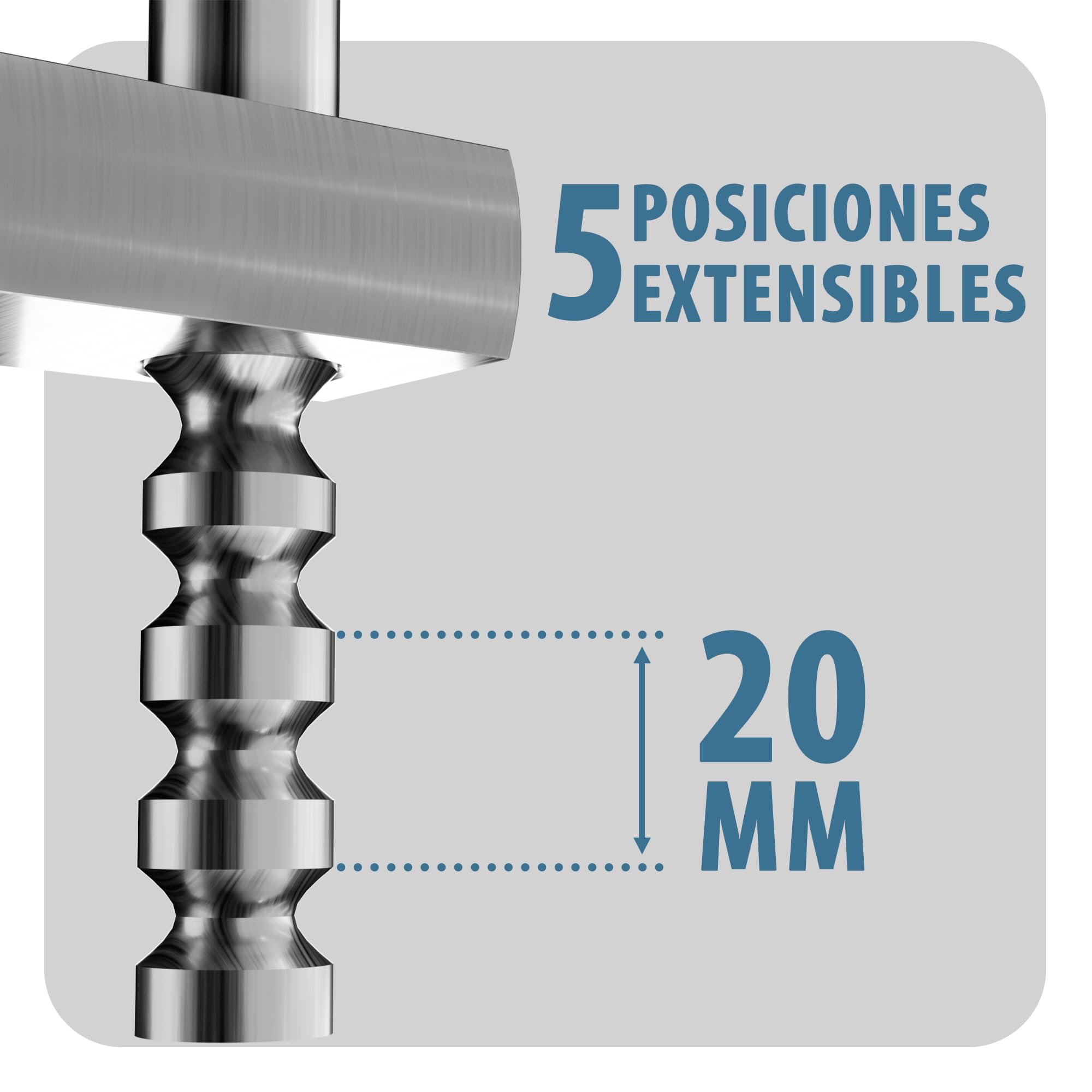 Candado rejas ballesta | Candado puerta exterior 5 posiciones | De regalo un candado pequeño y bolsa de transporte