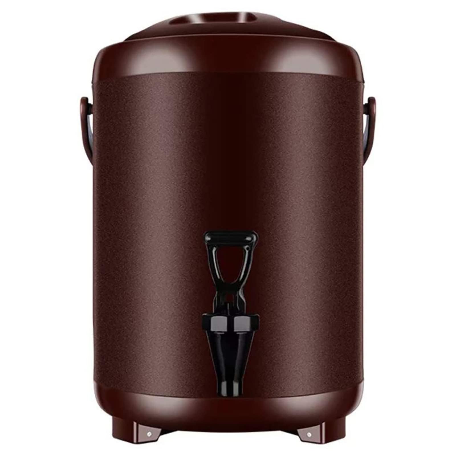 Dispensador de bebidas aislado, termo de acero inoxidable con grifo, cubo aislado a prueba de fugas para bebidas calientes o frías, mantiene la temperatura durante 12 horas
