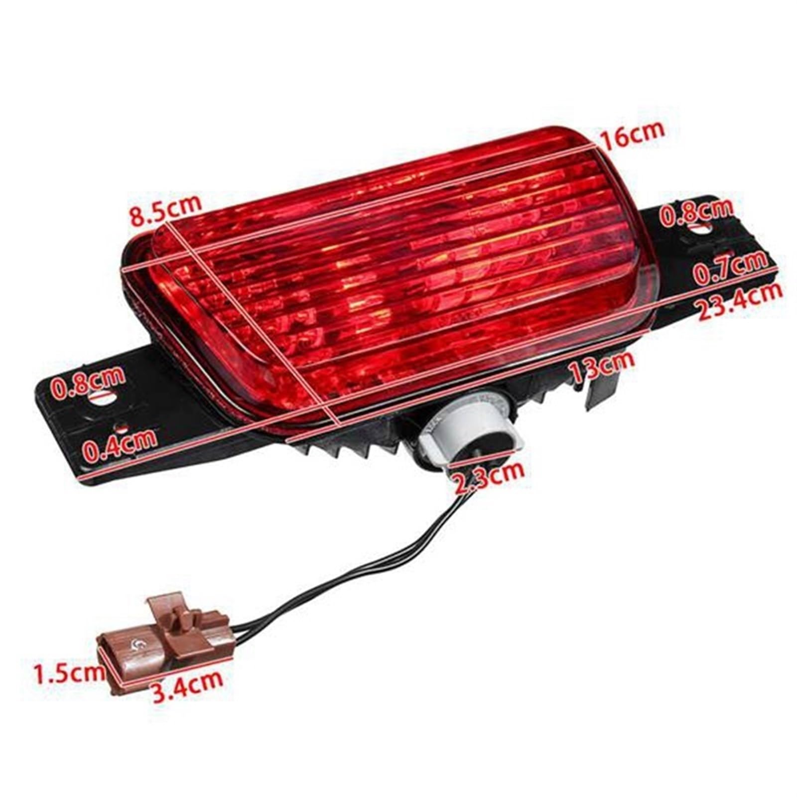 BOYDREAM Piloto Trasero Coche Lámpara de repuesto para rueda trasera de coche, luz de parachoques, luz antiniebla para Mitsubishi Para Pajero