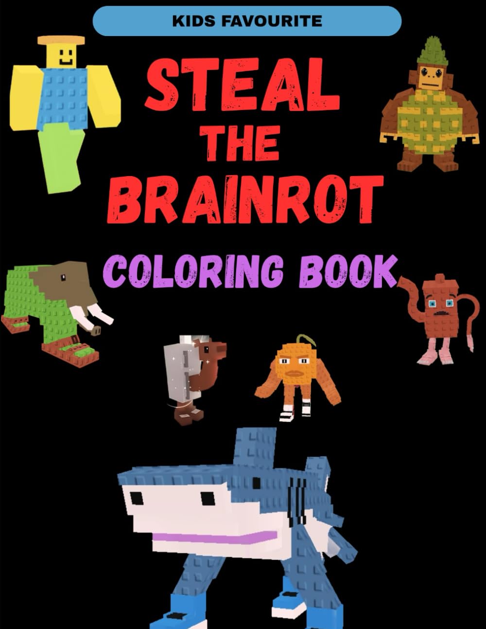 Steal the Brainrot Coloring Book