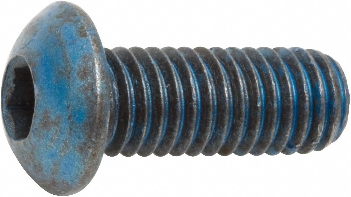 Metric Blue, UST187527, SHCS, Button, M8-1.25x16mm, AS, PK25