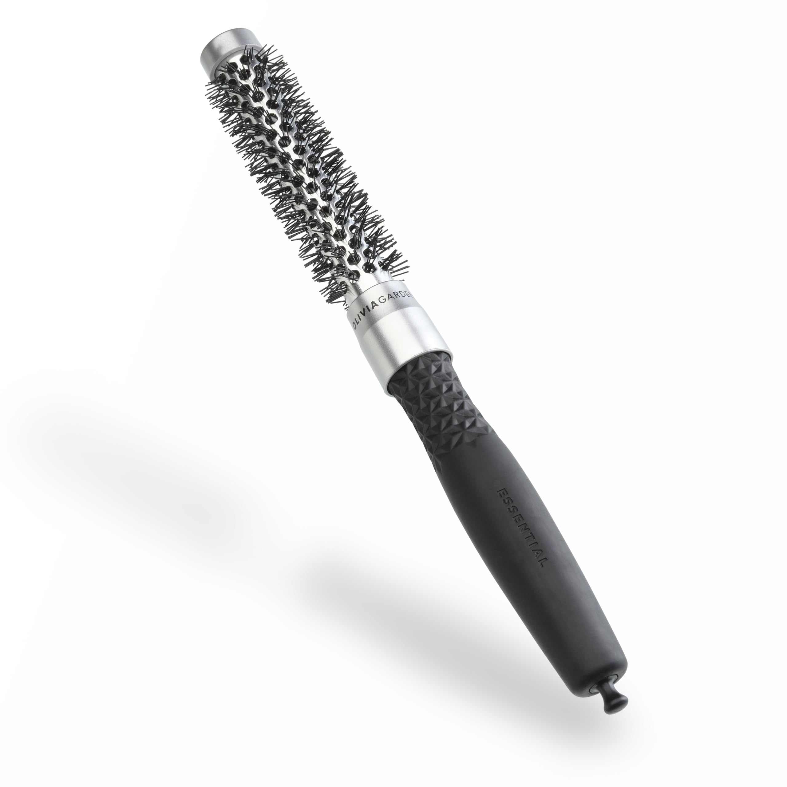 Olivia Garden Essential Blowout Classic Round Hair Brush Silver 15 mm