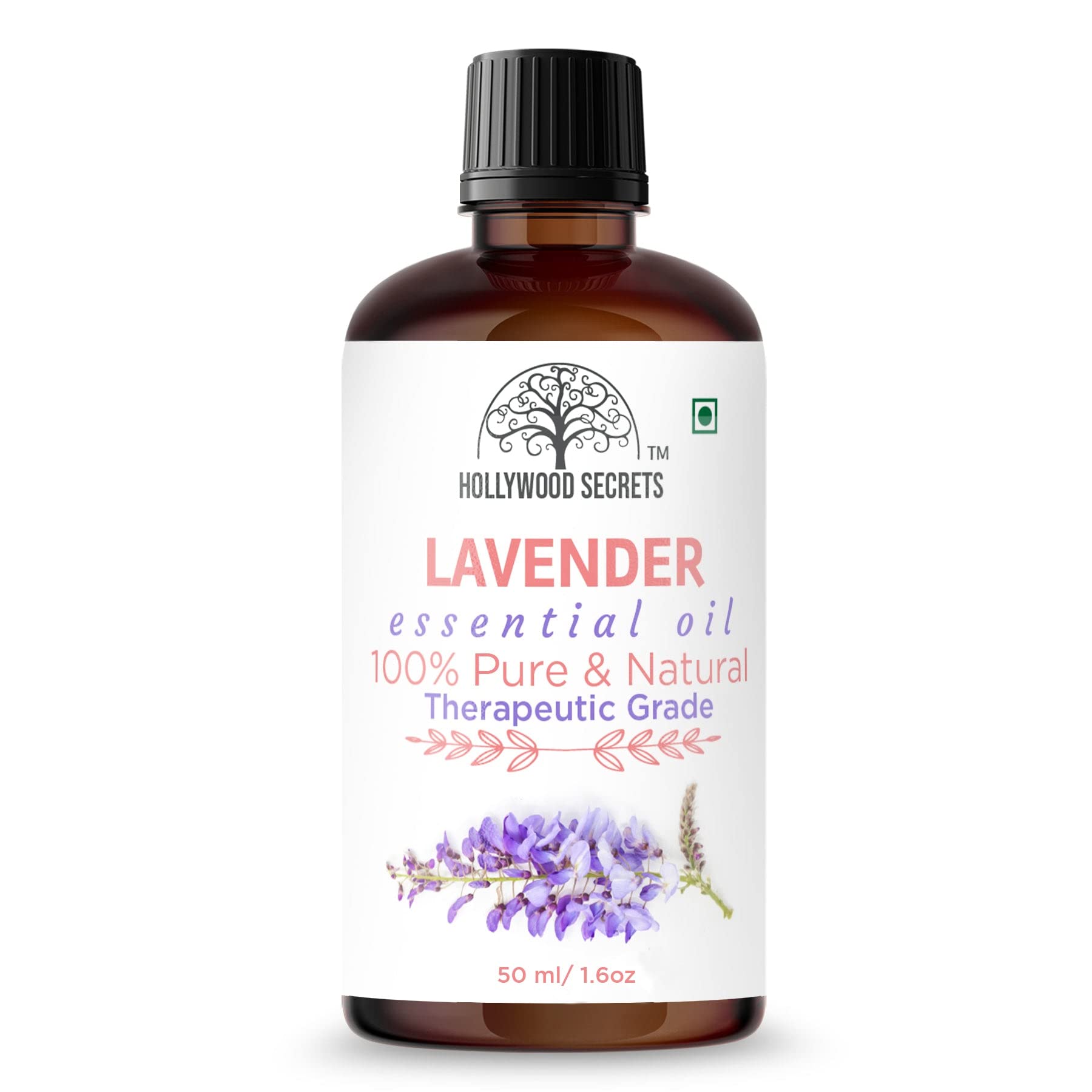 Hollywood Secrets Pure Lavender Essential Oil Therapeutic Grade Aromatherapy Massage Skin & Hair Care Products 50ml (B0BRCN9H4P) Amazon Price History, Amazon Price Tracker