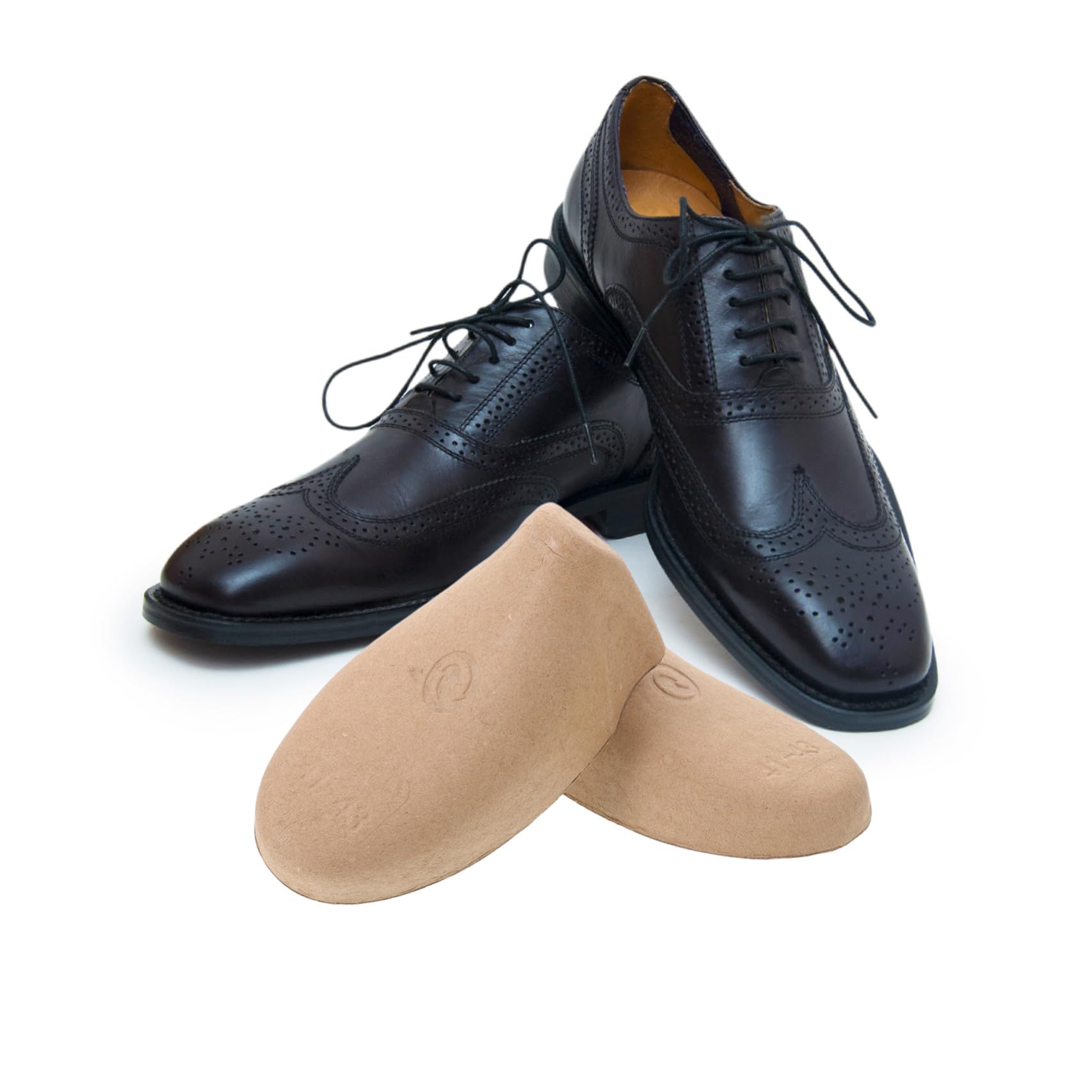 IMIKEYA Supporto Antirughe Tendiscarpe 50 Paia in Polpa di Cellulosa Eu 41-43, Modellatore per Scarpe da Uomo, Accessori per Scarpe da Lavanderia a Secco e Ambienti di Lavoro
