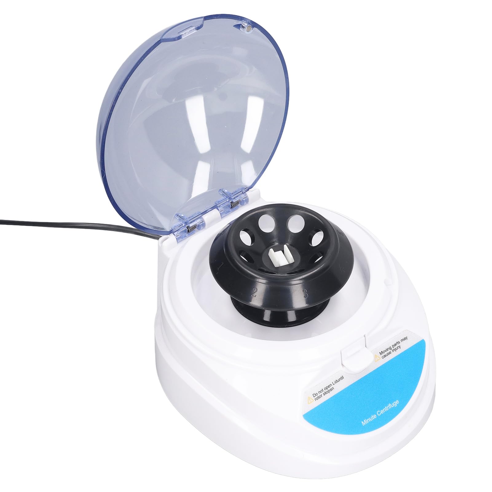 Mini Centrifuga Laboratorio Portatile 4000 RPM 810xg Basso Rumore Adatta Provette 5/4/2/1,5/0,5/0,2ml per Laboratorio Biomedico Clinico e Ricerca