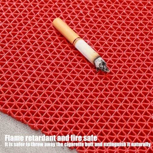 Tapis en caoutchouc robuste industriel résistant de couleur rouge