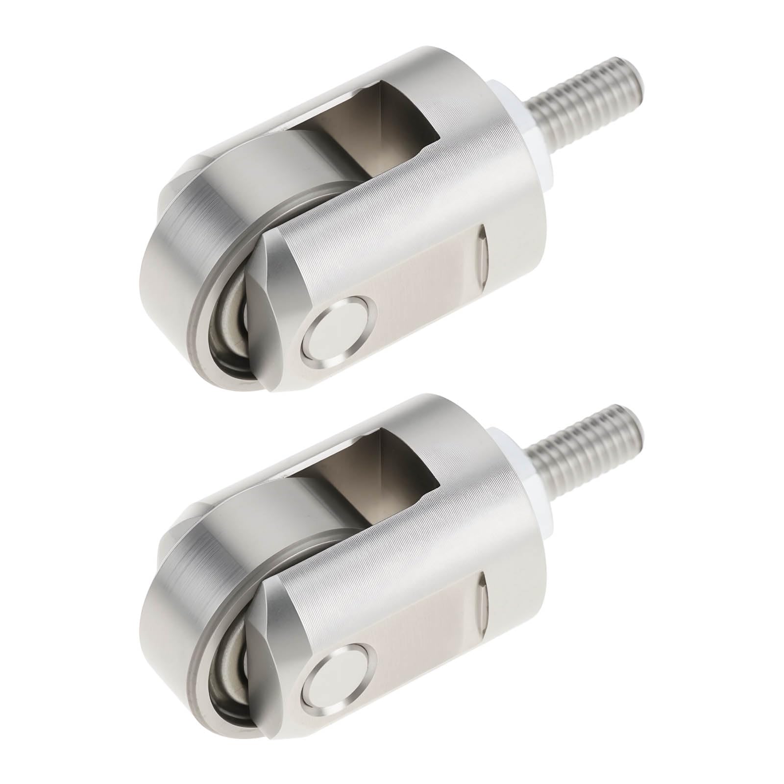 LT Easiyl 2pcs M2.5 Dial Indicator Point Roller Measuring Head Contacting Tip