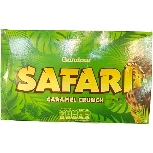 Gandour Safari Caramel Crunch Bars 32G