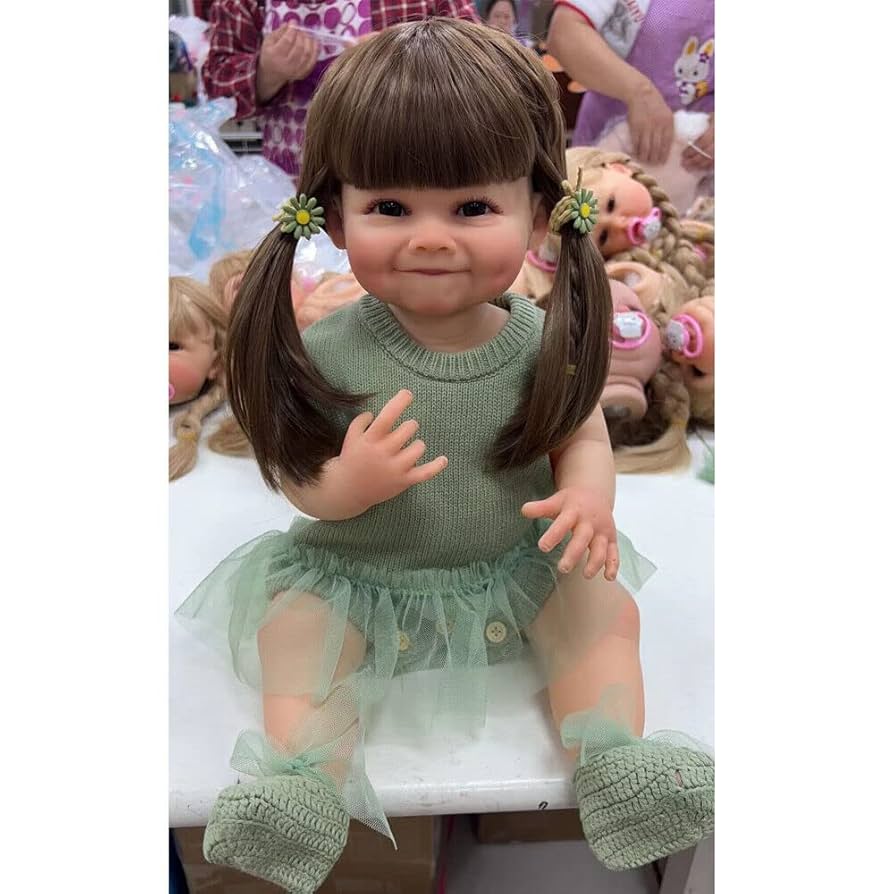 タイムセール♪ リボーンドール　笑顔の女の子☻ Amazon | Meeler リボーンドール 女の子 55cmリアルな 笑顔