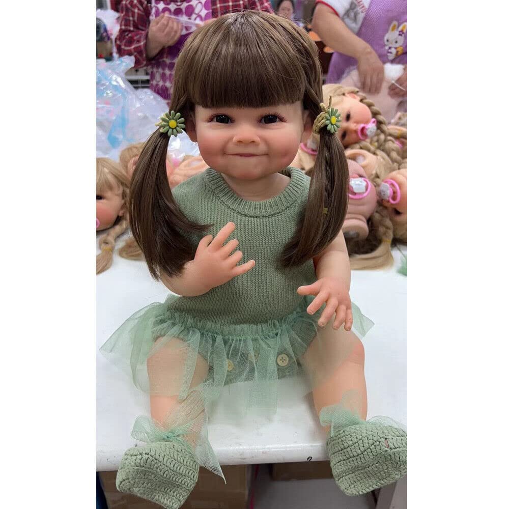 Amazon | Meeler リボーンドール 55cmリアルな 笑顔の甘い女の子の人形