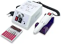 Lixadeira Motor Unhas Elétrica Profissional Mercedes Branca, Bivolt 110V - 220V