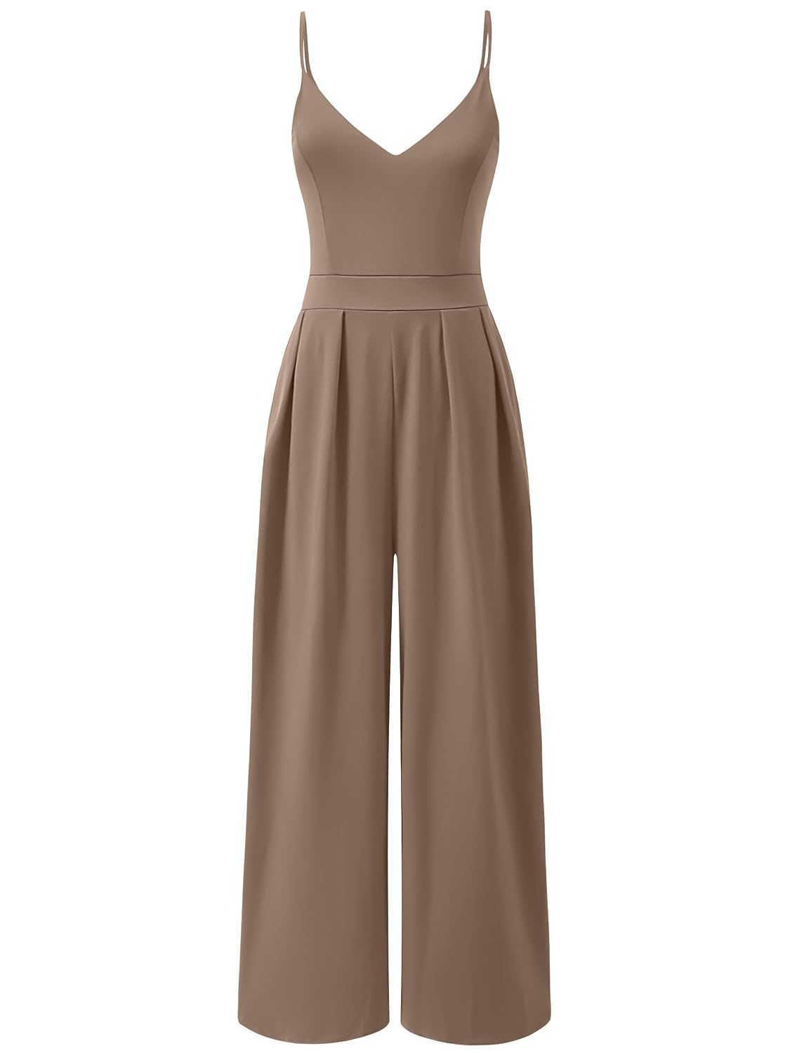 ANRABESS Women V Neck Spaghetti Strap Wide Leg Dressy Jumpsuits 2026 Summer Casual One Piece Jumper Romper Outfits & Pockets - Review, Price and Buying Guide
