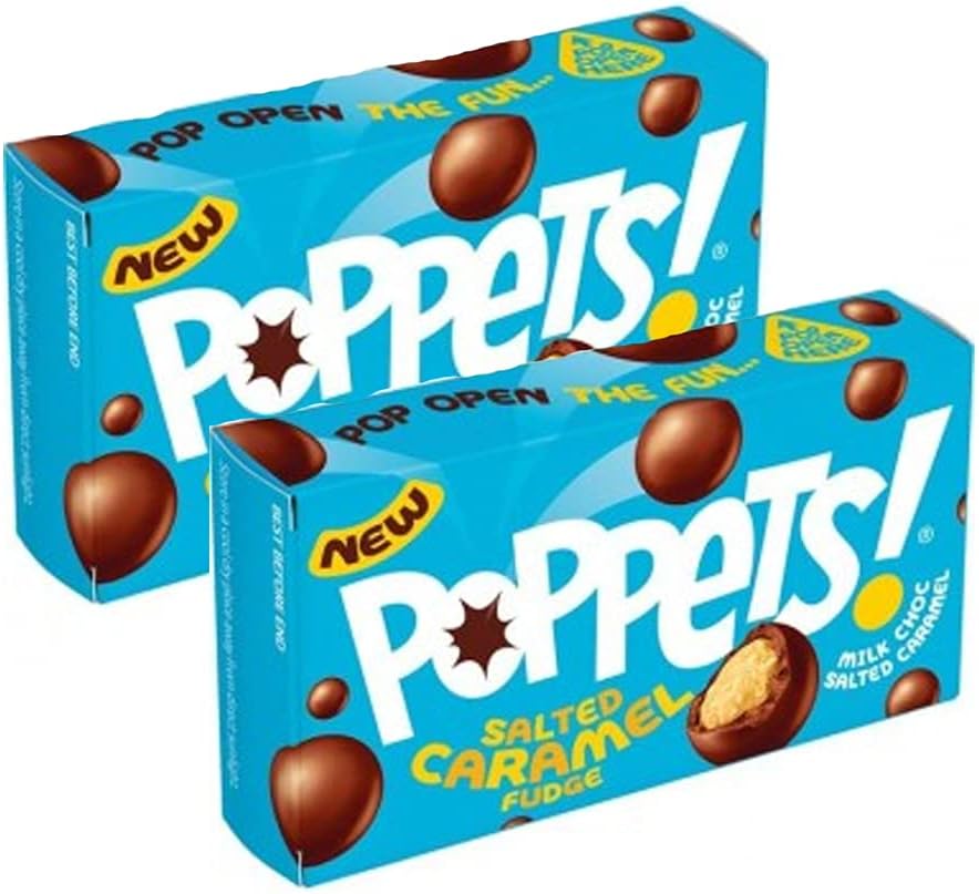 Poppets Salted Caramel Fudge Carton Chocolate - 40g (2)