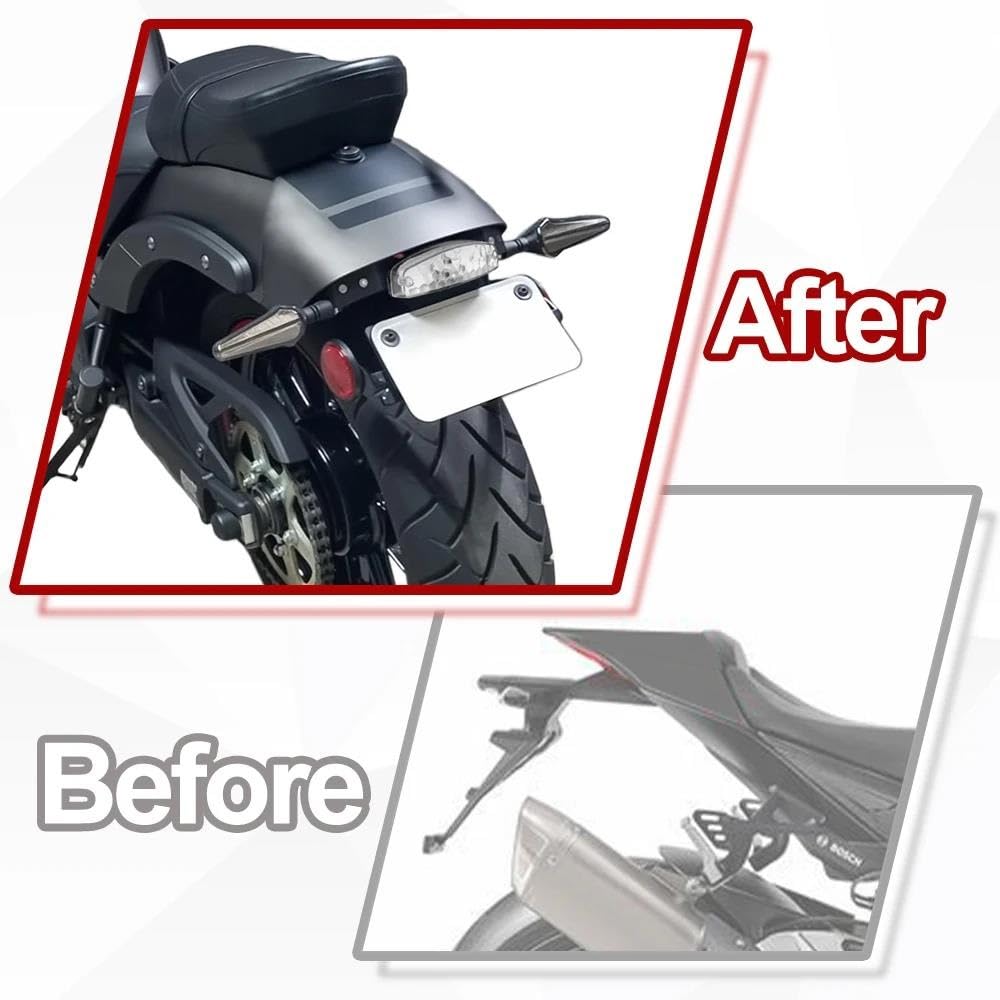 Soporte Placa Matrícula Trasera Para Vulcan S 2015-2026 Parte