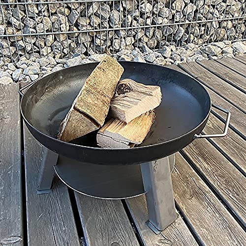 Feuerstelle-Abdeckung Aus Porzellan-Stahl, 68,6 X 68,6 Cm – Passt Auf 61x61 Cm Feuerstellen, Mit Griff, Witterungsbeständig