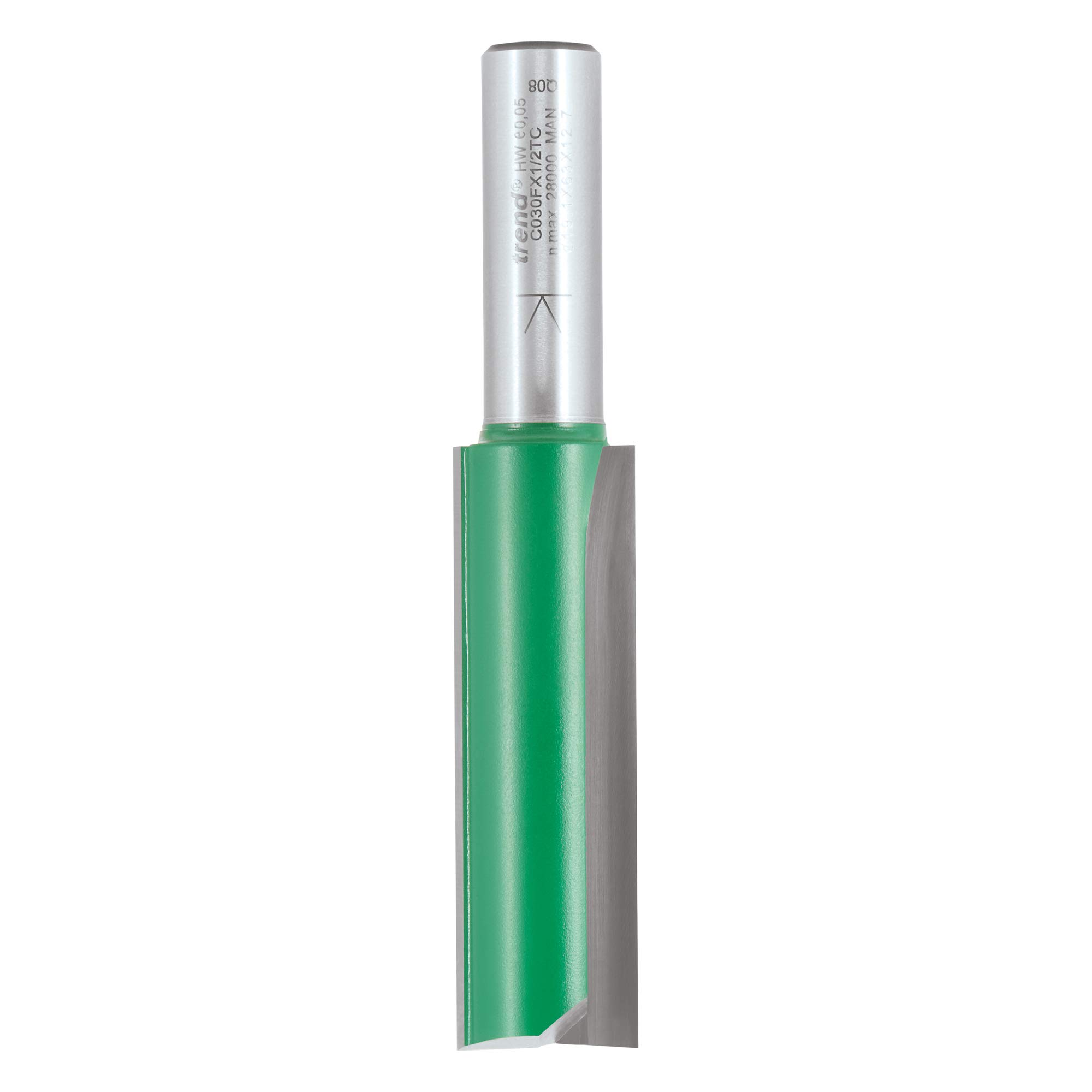Trend Frez prosty 2 ostrza HM TCT 1/2" trzpień Ø19,1x63 mm