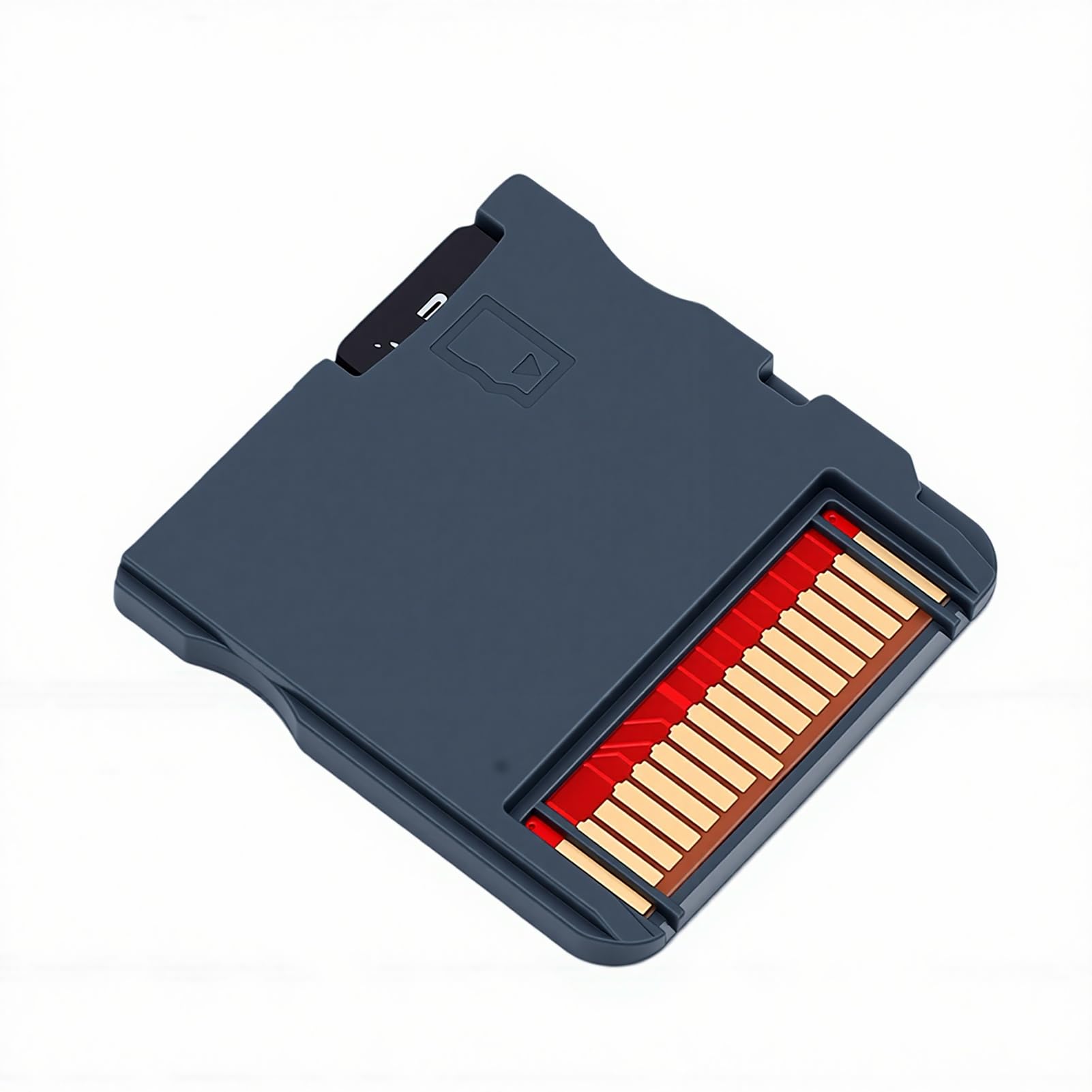 Generic Scheda Flash per Videogiochi Personalizzabile da 64 GB per Console 2DS 3DS, Ampia compatibilità e Spazio di Archiviazione retrò per gli Appassionati di Giochi (BLACK)