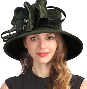 Women 100% Wool Felt Winter Hat 1920s Vintage Cloche Church Party Dress Hats