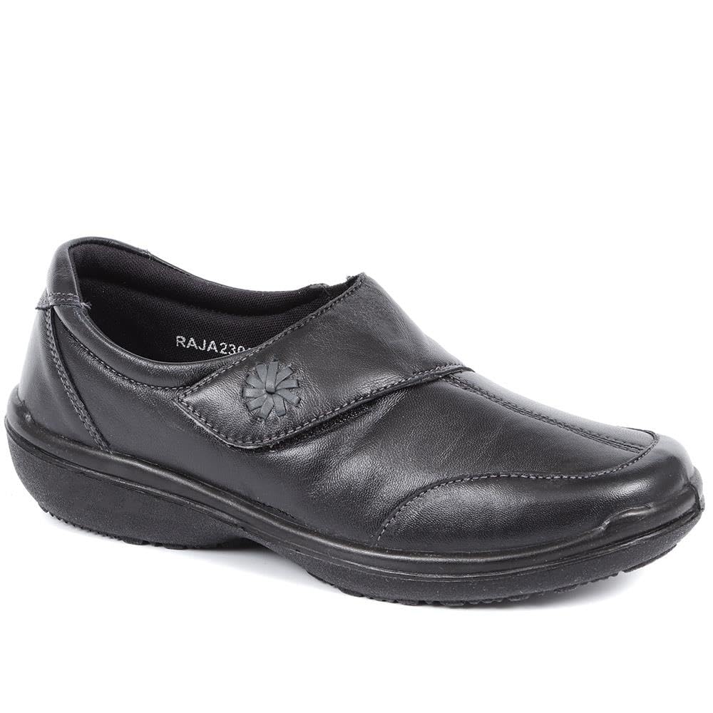 PaversWide Fit Leather One-Touch-Fasten Monk Shoes