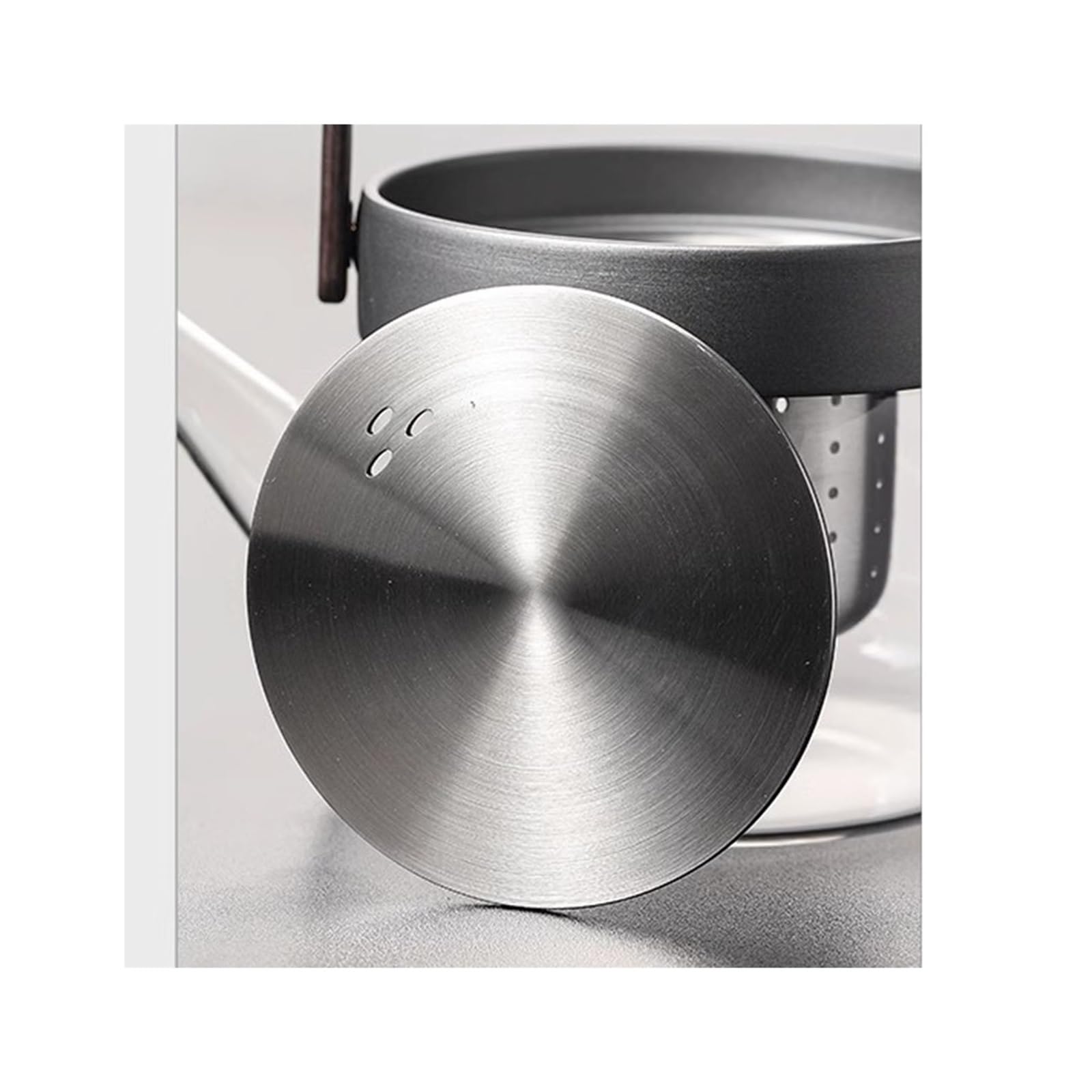 Teiera Stufa elettrica silenziosa intelligente in ceramica Macchina for cucinare il tè Teiera in vetro for acqua bollente Set da Speciale fornello for