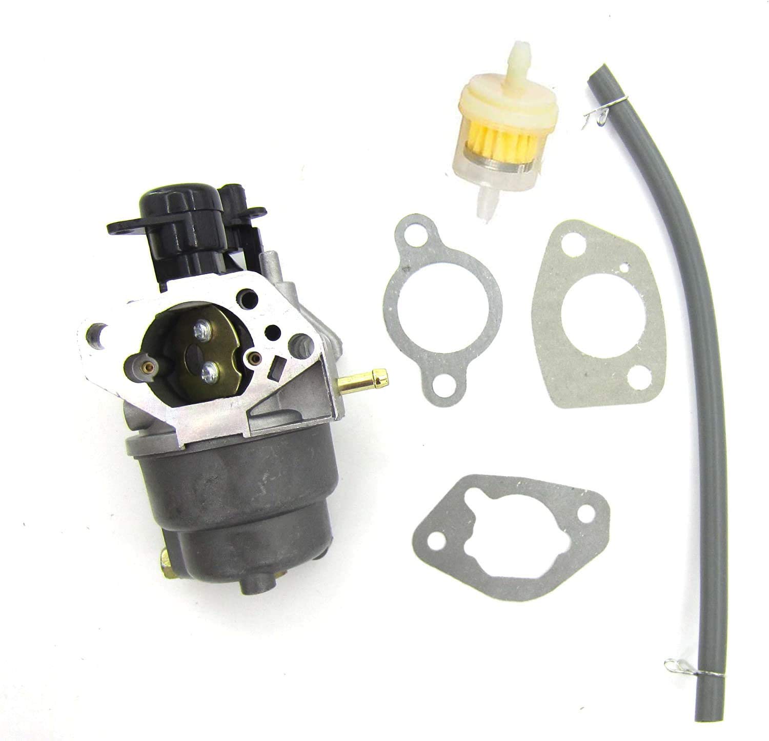 HOQO Carburetor Assembly & Fuel Line Filter for McCulloch 032600Q03F000 0QJ182QDP09 FG5700A, FG5700AK, FG5700M, FG5700MK,FG5700BKCD, FG5700BOCD, FG6000MA, FG6000MK & EC6000MK