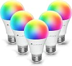 Lloyd's E26 Smart Bulb - Ampoule Intelligente - Alexa Compatible + Google Home Compliant, Colour Changing, LED Smart Light Bulb (10W) Dimmable from The App - Works with 2.4 GHz WiFi