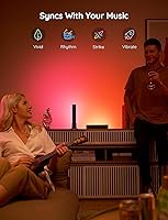 Vista 3 de Govee Smart LED Light Bars, Work with Alexa and Google Assistant, RGBICWW WiFi TV Backlights with Scene and Music Modes for Gaming, Pictures, PC