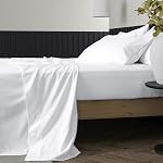 THREAD SPREAD 100% Egyptian Cotton Sheets Queen Size - Luxury 1000 Thread Count Cotton Sheets Queen Size (4 PC, White), Soft Sateen Weave, Deep Pockets, Easy Fit, Breathable & Cooling Hotel Bedsheets