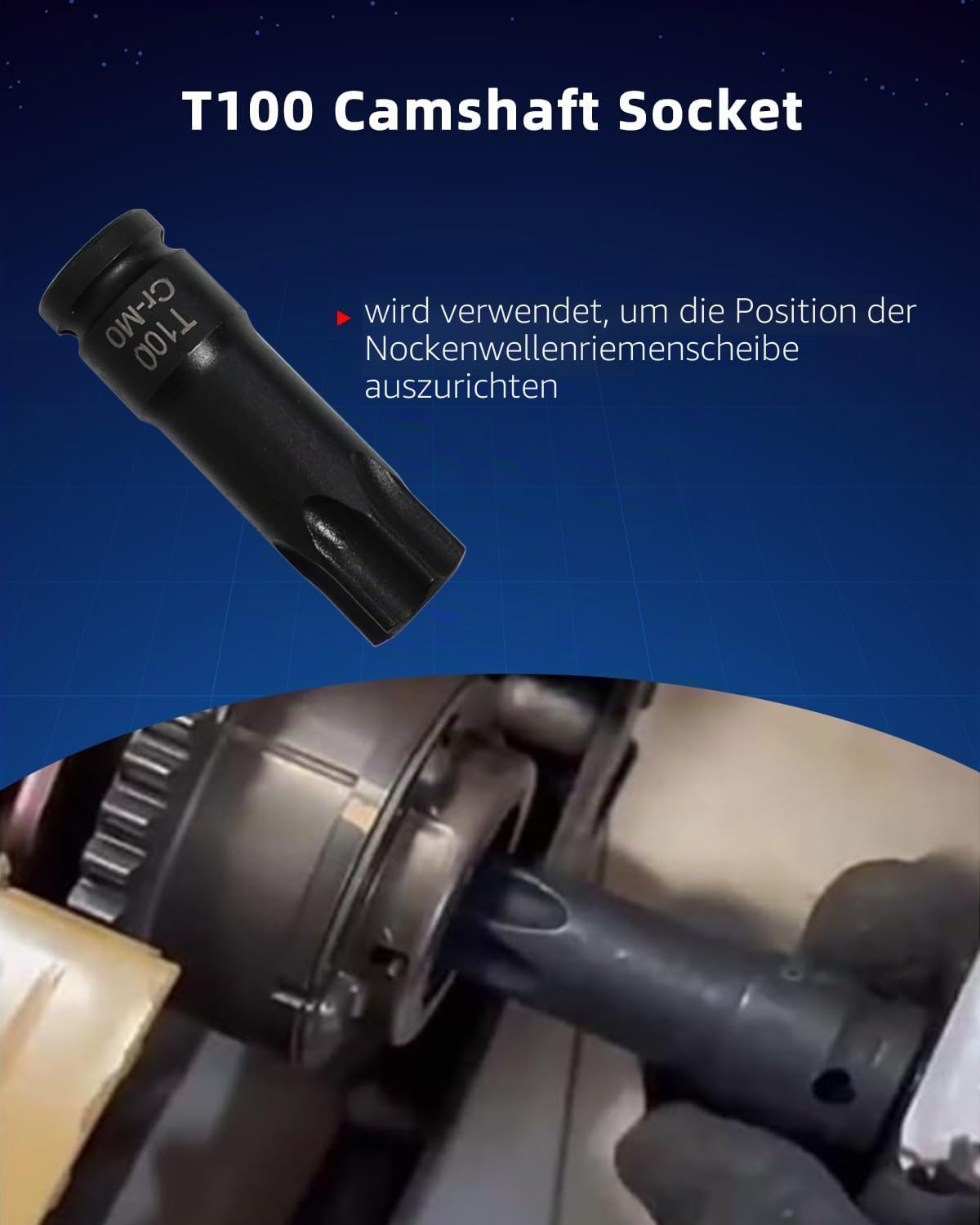 DPTOOL Nockenwellen-Ausrichtungsverriegelung Timing Tool Kit Kraftstoffeinspritzdüsen Abzieher Entfernungswerkzeug Kompatibel mit Mercedes Benz M133 M260 M264 M270 M274 1.6L V4 A Klasse und B Klasse