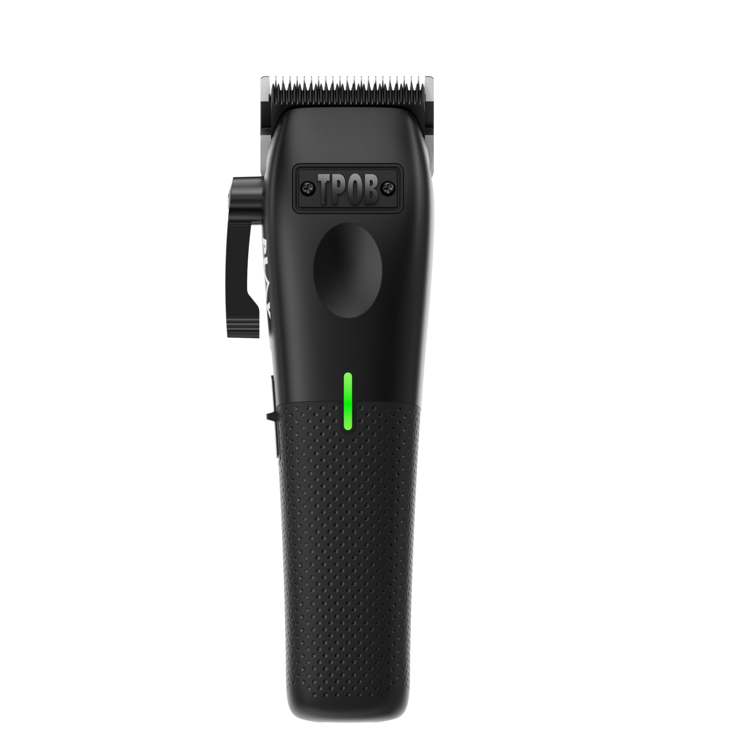 TPOB Play Barber - Rasoio per capelli da uomo, 7500 giri/min, con impugnature in gomma (set Blackout Deluxe)
