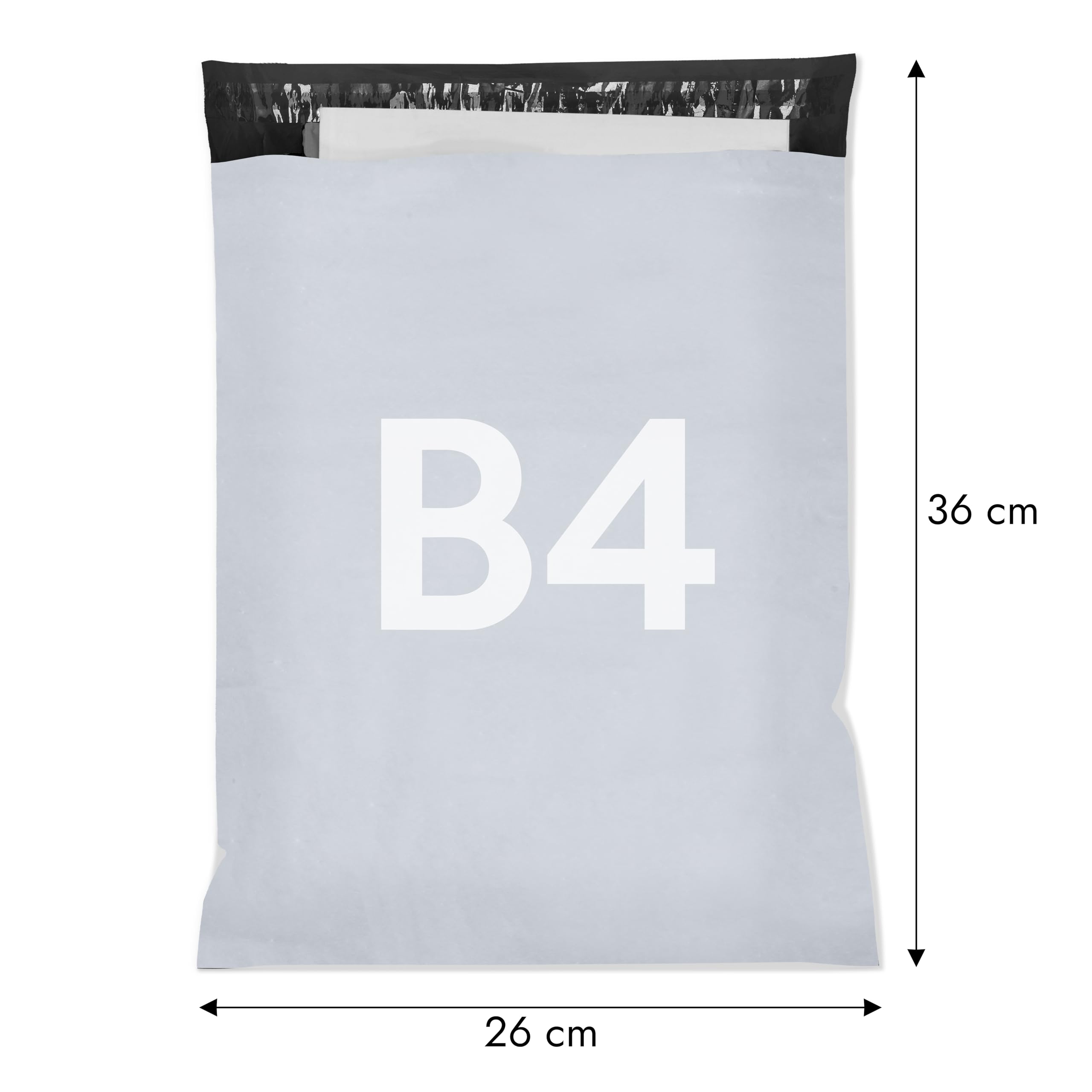 AllBags 50 Sacchetti Spedizione Plastica 400x500mm - Autoadesivi Opachi Per Imballaggio - Foto 8