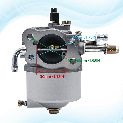 Miniatura 3 de DLLONG Carburador apto para carrito de golf EZGO Gas Car 350cc Robin TXT Medalist de 4 ciclos Workhorse ST350 Carb Red Hawk CARB-016A 520-184