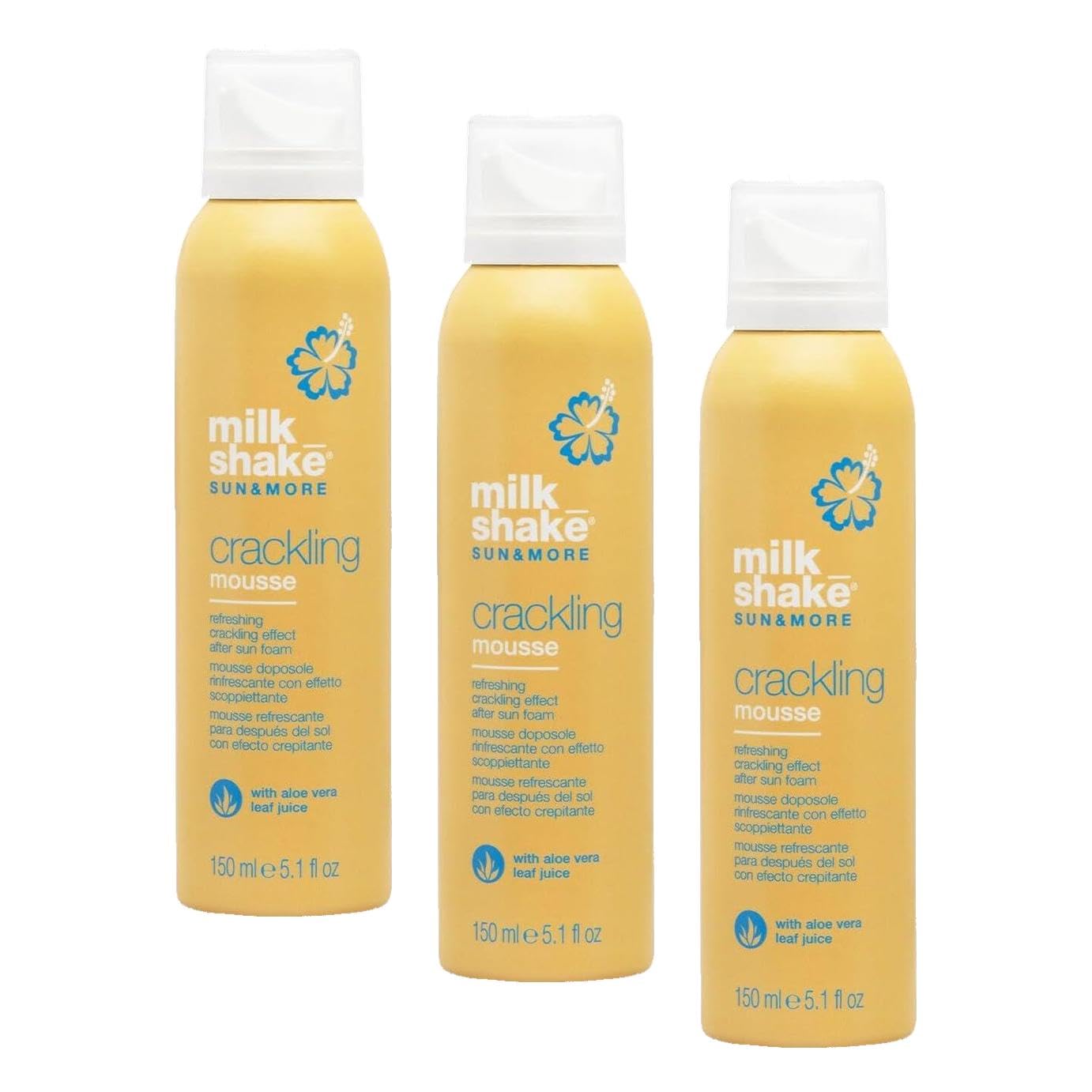 MILK SHAKE SUN&MORE CRACKLING MOUSSE 150 ML GÜNEŞ SONRASI FERAHLATICI KÖPÜK (3 paketi)