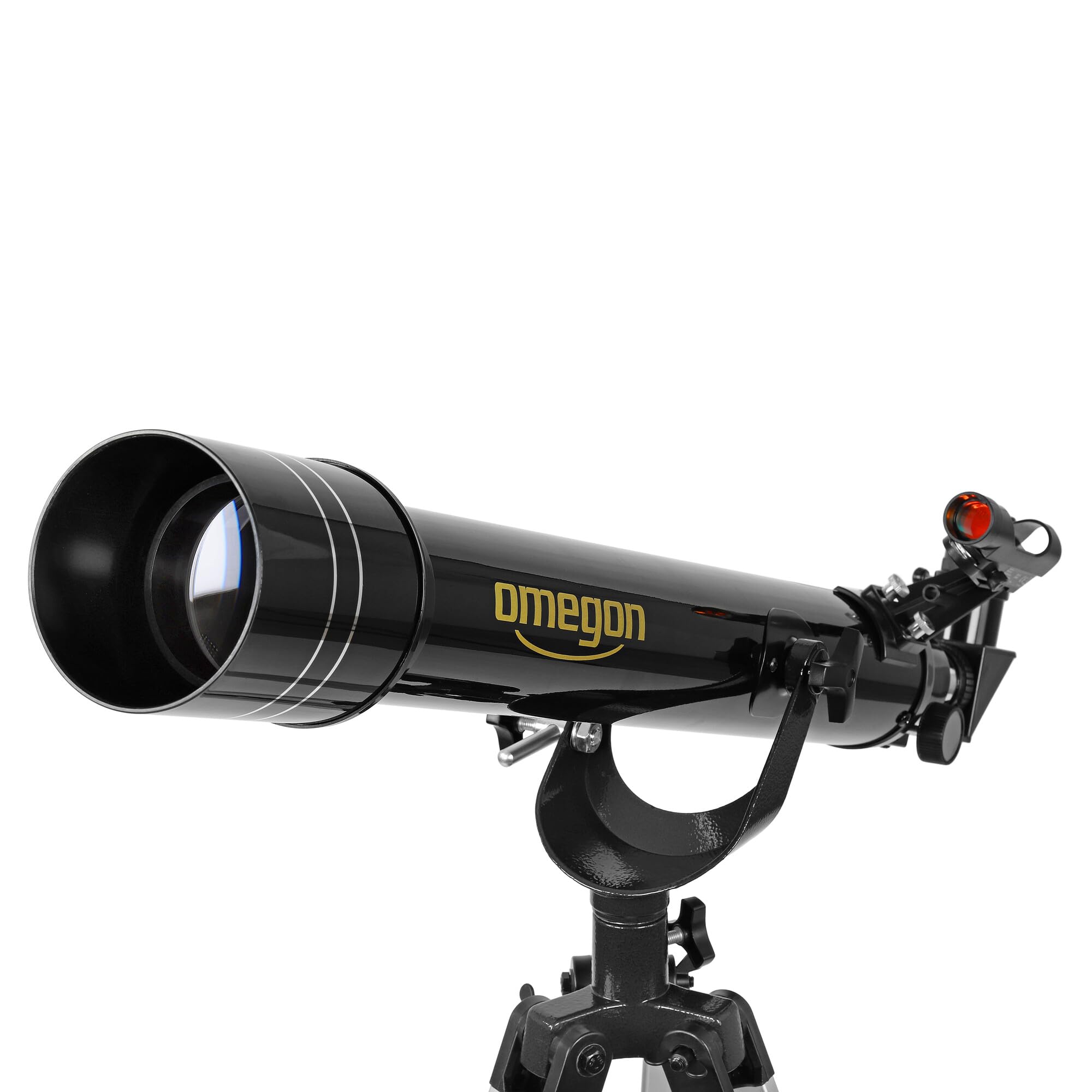 Télescope Omegon AC 70/700 AZ-2 | Réfracteur achromatique | léger et Polyvalent | télescope idéal pour débutants | pour l'observation de la Lune et de la Nature | trépied en Aluminium