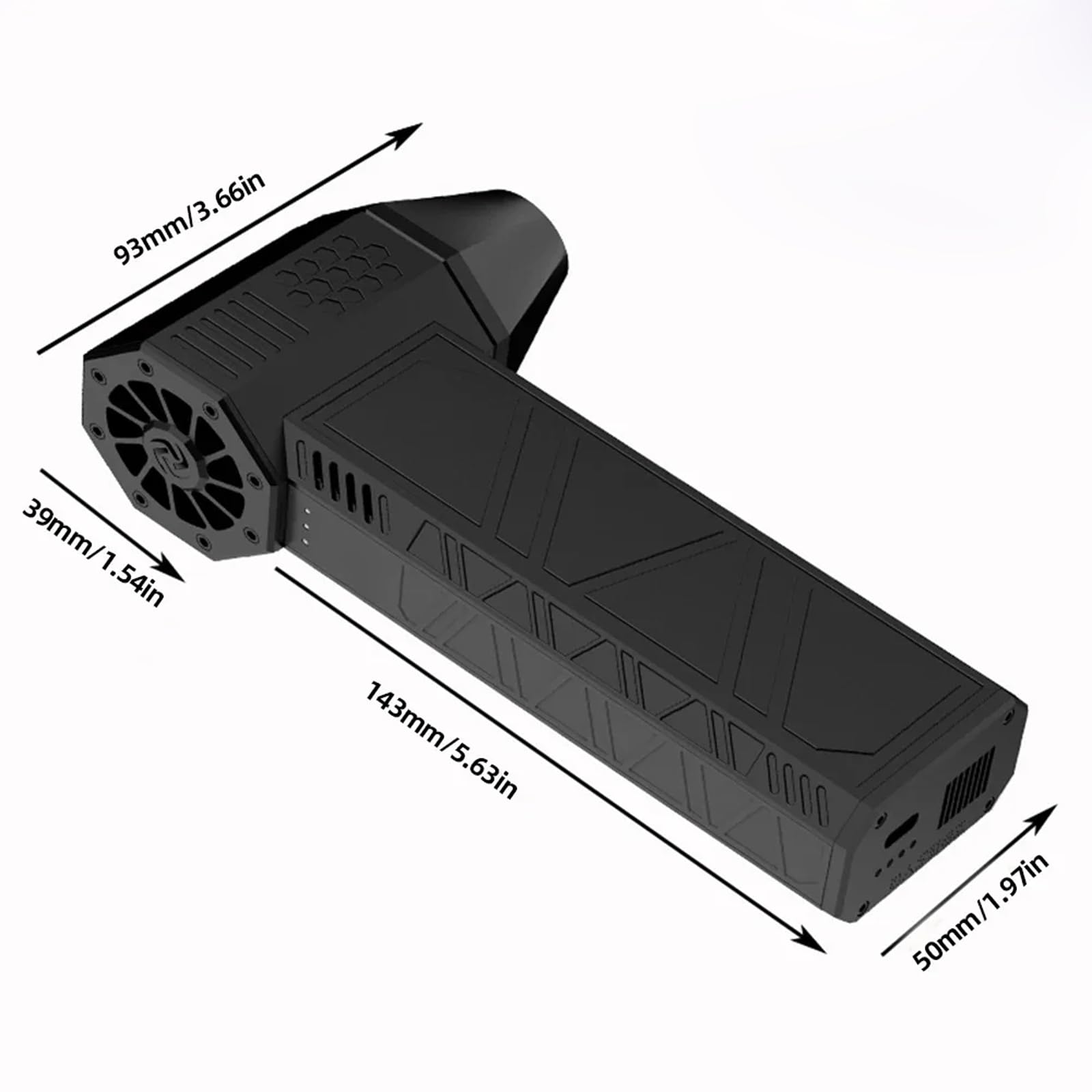 Ac-27 Air Duster, 2025 New Air Duster Ac-27, soffiatore di polvere elettrico, 3 marce, 150000 giri/min, vaporizzatore ad aria compressa, ricaricabile per tastiera, auto, casa (nero)