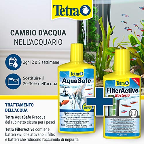 Tetra AquaSafe, Rende l'Acqua del Rubinetto