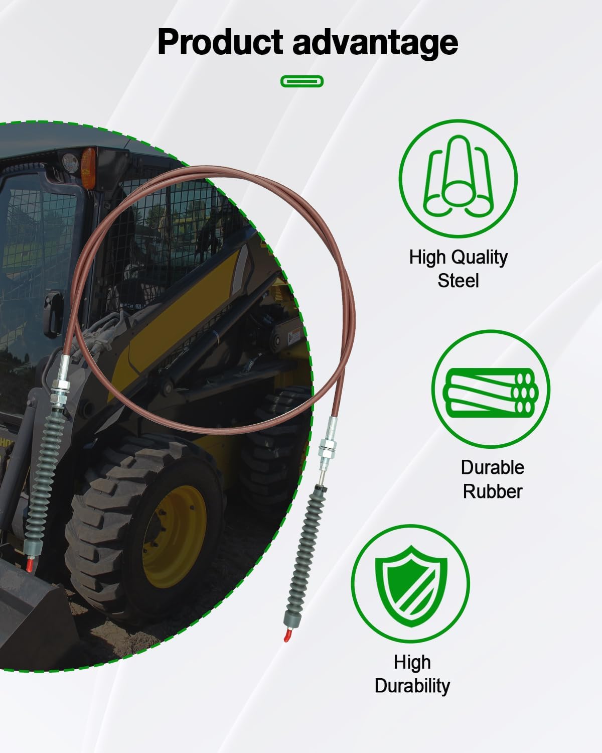 87629236 Throttle Cable Fit for New Holland Skid Loader C175 C185 C190 L190 image 4