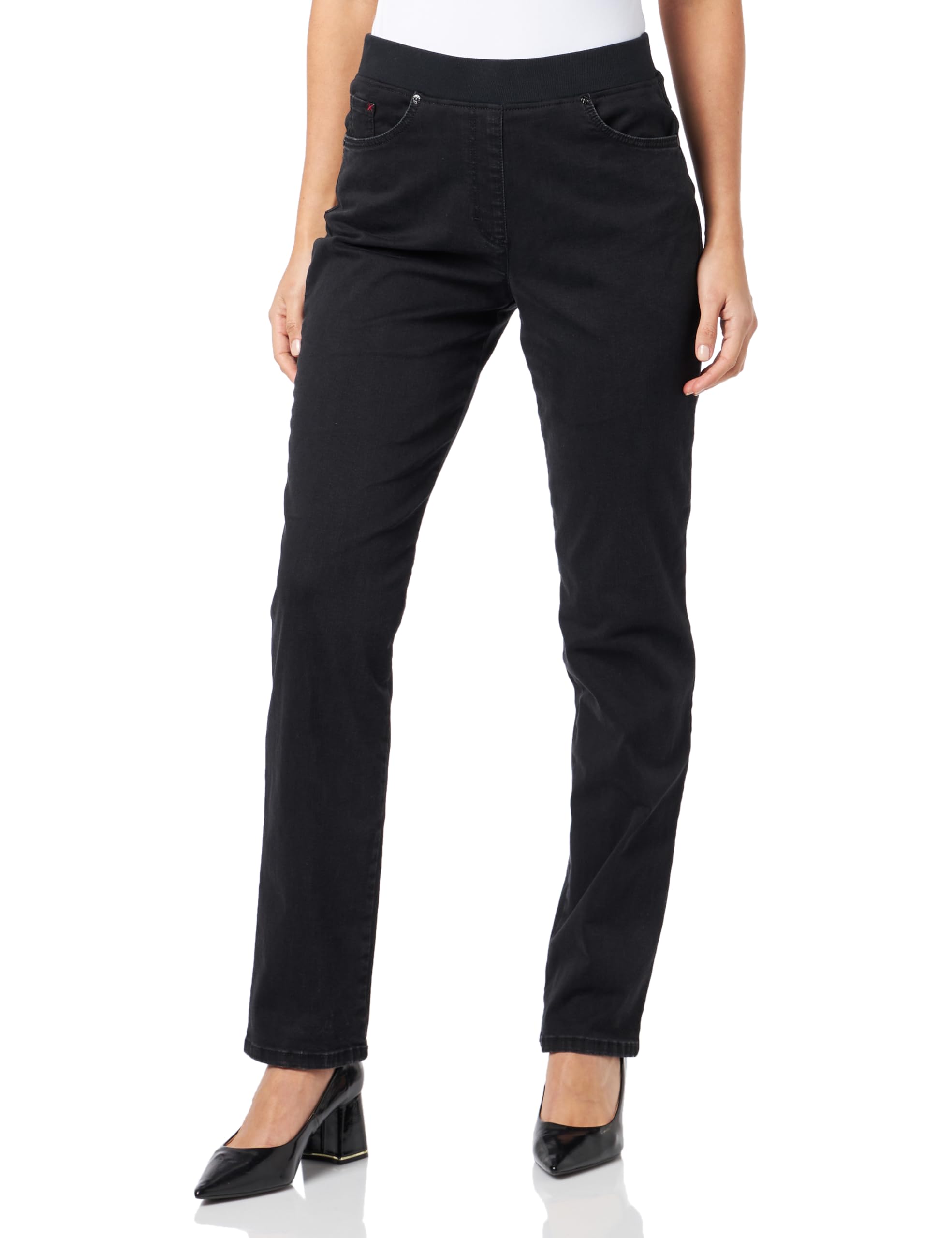 Raphaela by Brax Women's Pamina Th Super Dynamic Jeans Slacks, Black, 32W x 32L