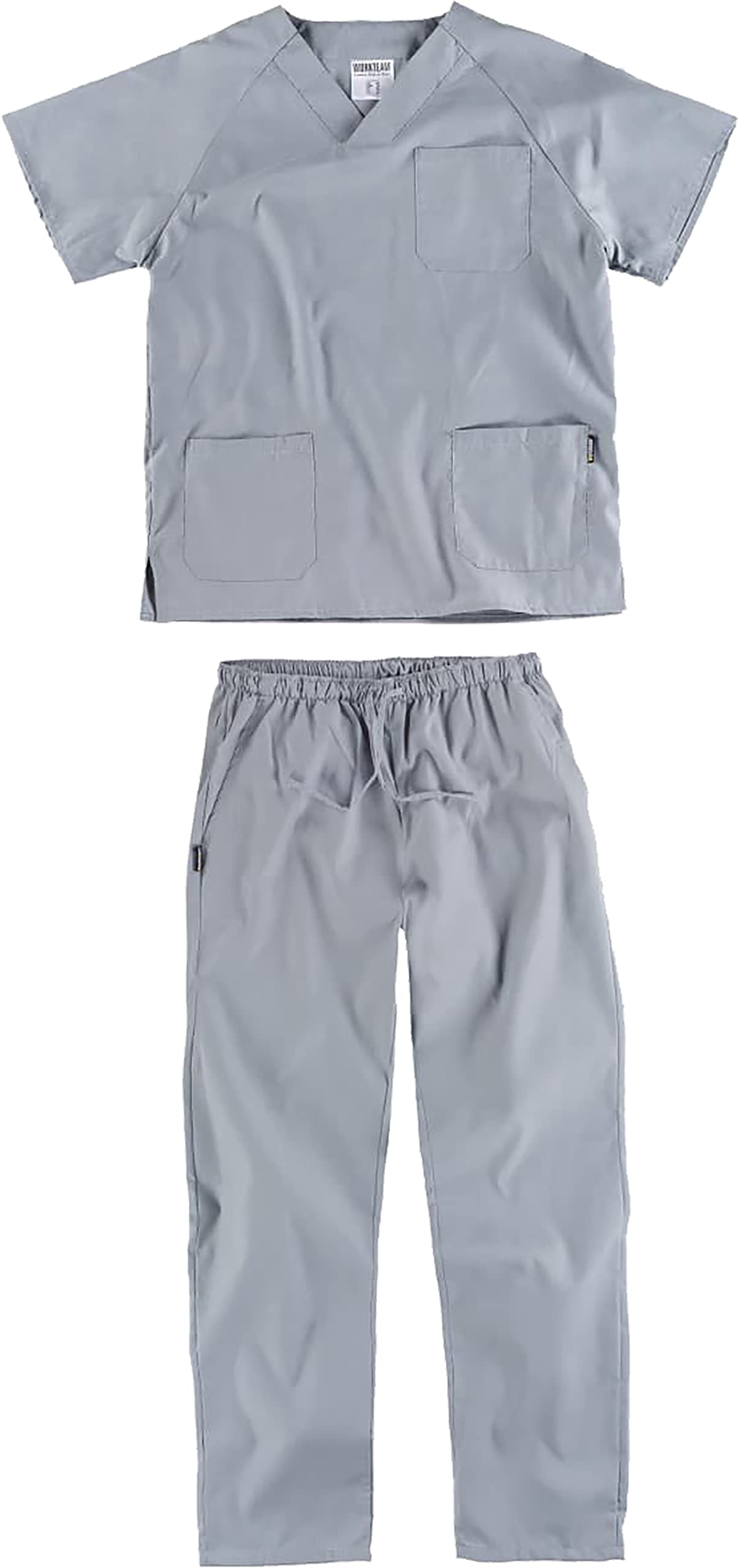 Teamwork Workteam Uniforme Sanitario o Conjunto Sanitario, con elástico y cordón en la Cintura, Casaca y Pantalon Unisex